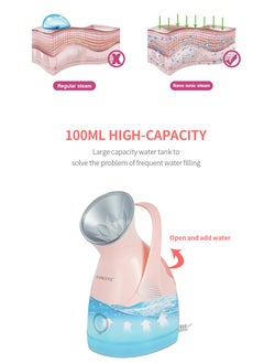 sokany Facial Sauna Humidifier, Home Sauna Steamer Nano Ion Face Steaming Device, Model ZJ-6580-- BFD, Suitable For Pore Cleaning, Whitening, Blackhead Removal, And Skincare - Plug: European Standard  - Image 4