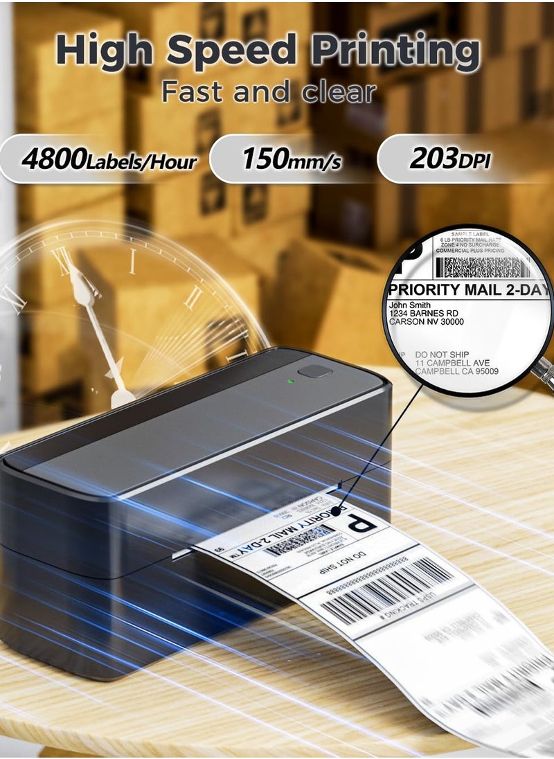 phomemo Bluetooth Thermal Label Printer for Shipping Label - Wireless Shipping Label Printer Compatible with iOS&Android&PAD&PC  - Image 2