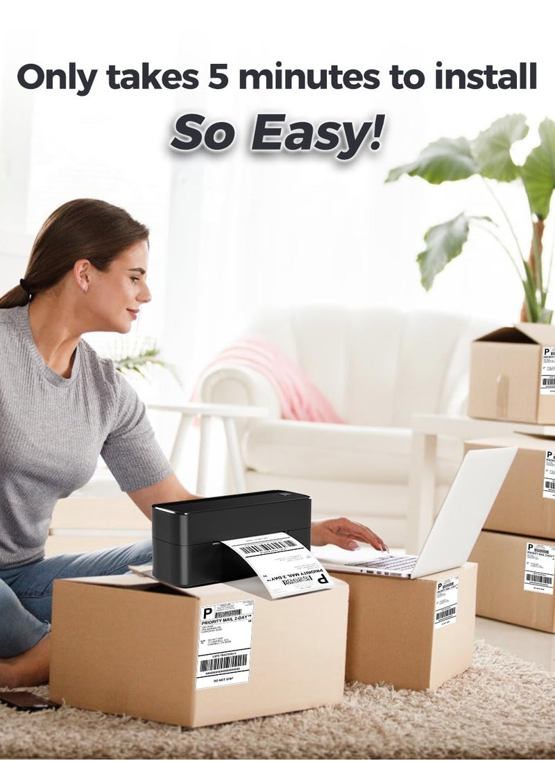 phomemo Bluetooth Thermal Label Printer for Shipping Label - Wireless Shipping Label Printer Compatible with iOS&Android&PAD&PC  - Image 5