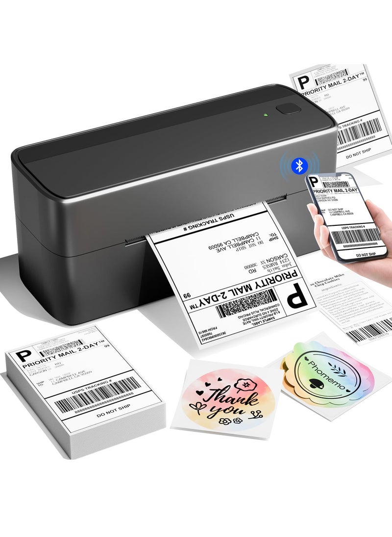 phomemo Bluetooth Thermal Label Printer for Shipping Label - Wireless Shipping Label Printer Compatible with iOS&Android&PAD&PC  - Image 1