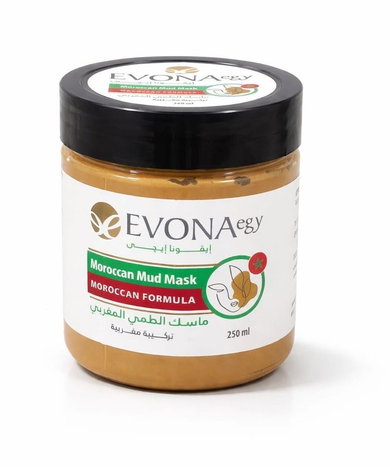 Evona ماسك طمى افونا لتفتيح وترطيب البشره والجسم - Image 1