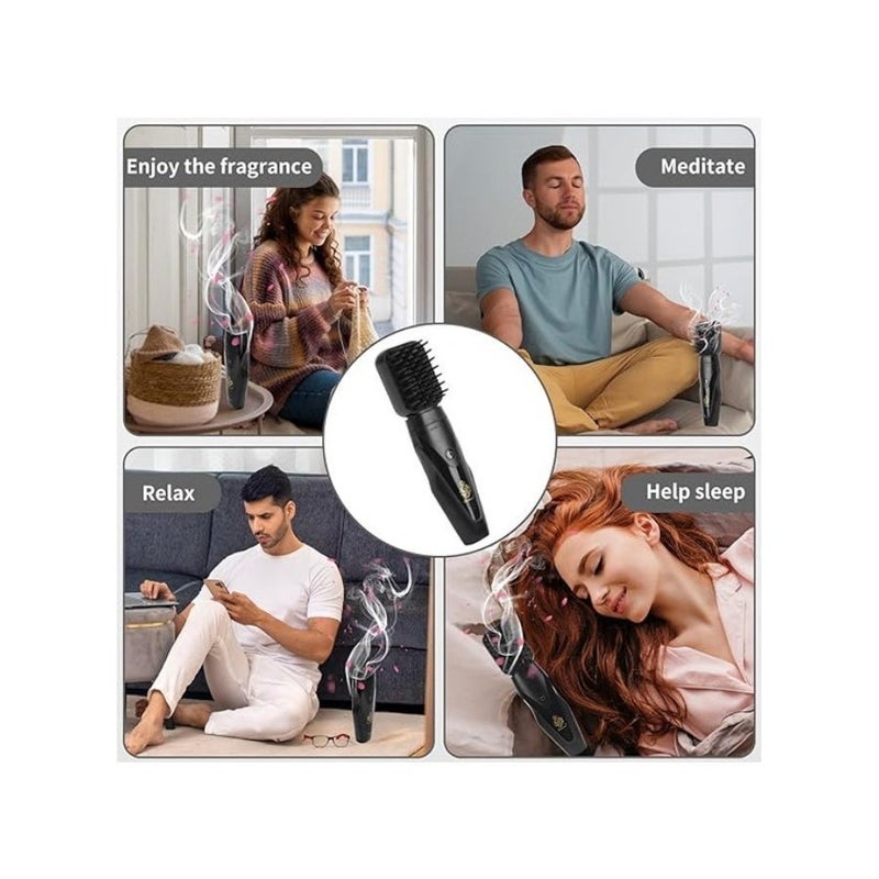 Multi-Use Portable USB Incense Burner for Hair Steaming and Home Incense, Arabic Design, Rechargeable, for Home and Car Decor - Image 2