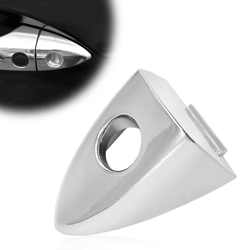 SYudwen Front Left Driver Side Door Handle Lock Bezel Cap Key Hole Trim Compatible with H0nda Accord 20132017 Clarity 4 Door 20172018 etc Door Handle Key Hole Bezel Cover Replaces OE 72184T2AG21 - Image 3