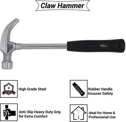 Hillgrove Hillgrove Hand Tool KitPlier Hammer Screwdriver Wire Cutter Measuring Tape 8 Tools  - Image 3