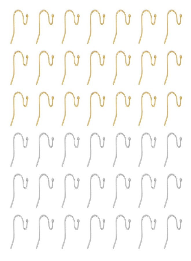 Satra Traders Earring Hooks French Ear Wires for Jewelry Making & DIY Crafts | Size : 20mm | Qty : 100g | EF72 (Nickel) - Image 1