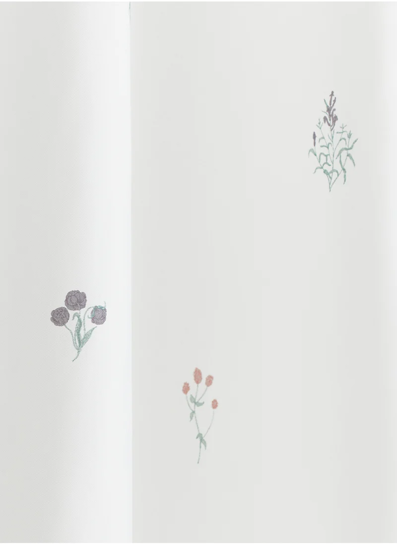 H&M Floral Shower Curtain