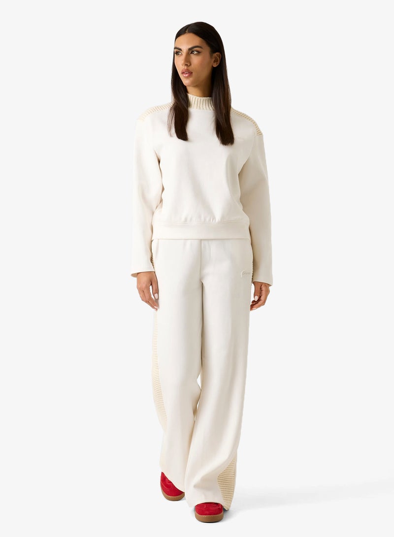 جس بلوزة ألبَا بأكمام طويلة وياقة عالية - Image 4