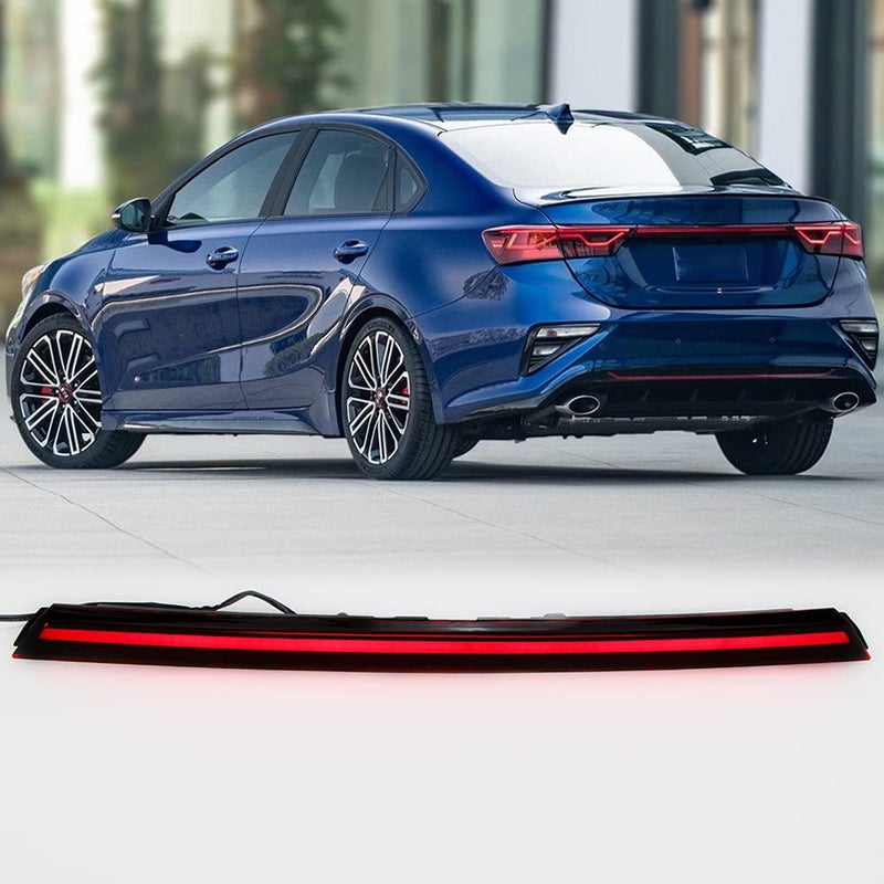 Dreamseek Tail Light Extension LED for Kia K3 Forte Cerato 2019 2020 2021 2022 2023 Rear Trunk Driving Third Brake Signal Lamp