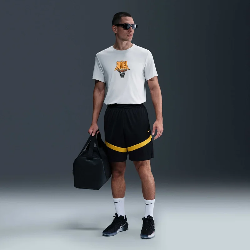 Nike White Men's Dri-FIT Basketball T-Shirt for Men | Best Price UAE