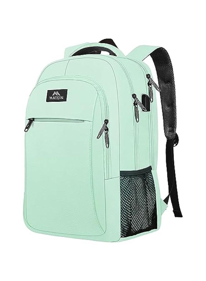 Arabest Slim and Lightweight 15.6-Inch Laptop Backpack for Women with USB Charging Port - Image 1