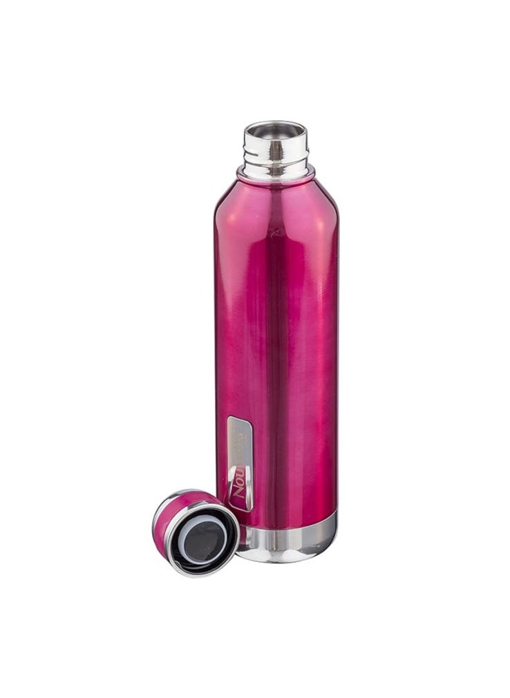 Atlasware Nouvetta Elite Double Wall Stainless Steel Flask Bottle | Day Long Hot and Cold |Easy to Carry | Leak Proof | Tea | Coffee | Home| Office| Gym | Hiking | Trekking | Travel Bottle | 750 ml- Red  - Image 3