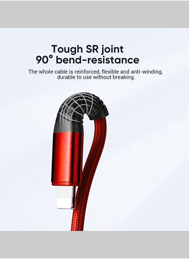 Connected - Connected Thicky 3-in-1 Charging Cable USB-A To Lightning ,USB-C, Micro USB - 1.2m - Image 1