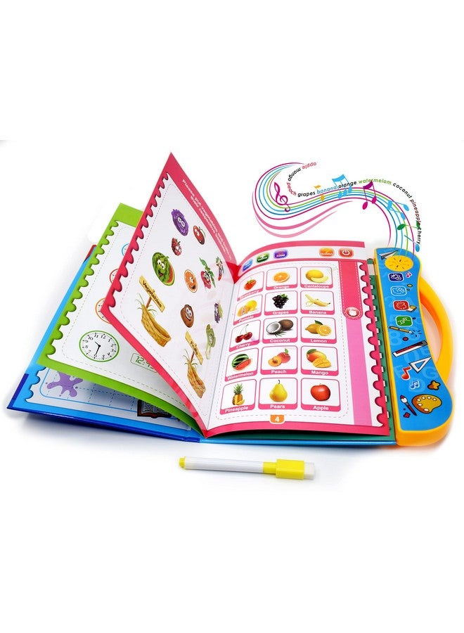 كيديتوس كتاب ذكاء كيديتو للأطفال، كتاب تعليمي شيق لمرحلة ما قبل المدرسة، كتاب قراءة باللغة الإنجليزية للأطفال مع صوت وموسيقى، كتاب صوتي لتعلم الحروف والكلمات الإنجليزية، كتاب تعليمي للأطفال من سن 3 سنوات فما فوق - Image 1