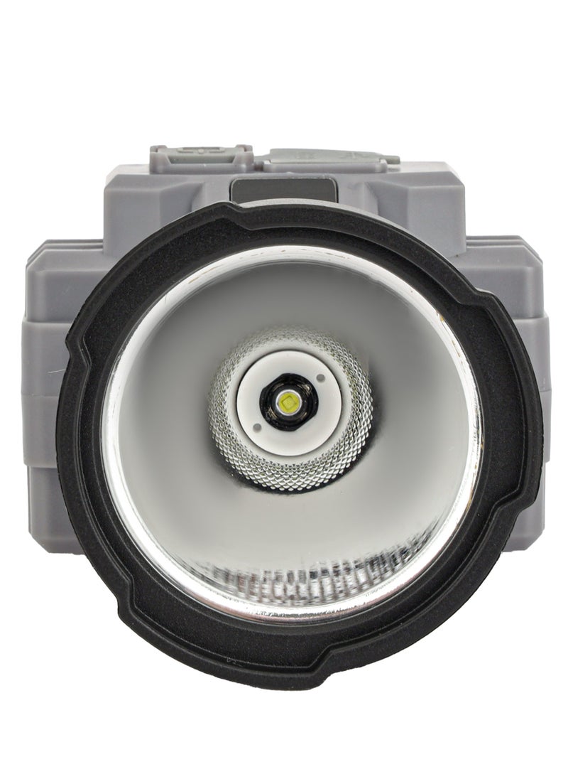 GEEPAS Geepas Rechargeable LED Headlamp | Compact, Portable and Light-Weight Design | Perfect for Camping, Hiking, Cycling, Fishing | 2 Years Warranty | Grey  - Image 2