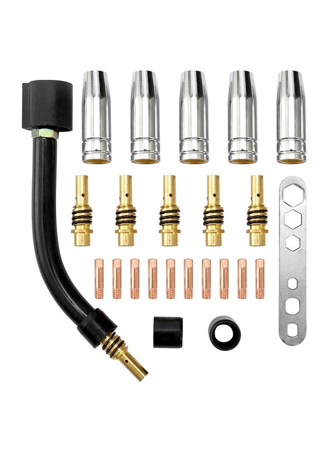 NIBEMINENT 24-Piece 15AK MIG Welding Machine Accessory Kit Multicolour 21cm - Image 1