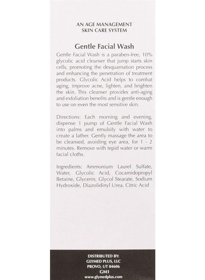 GlyMed Plus Age Management Gentle Facial Wash, 8 Ounce - Image 2