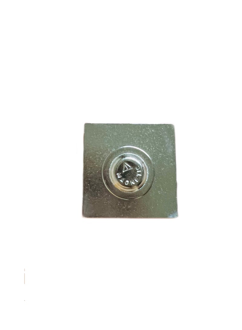 SEDRA | Proud of UAE Magnetic Square Bordered Badge Pin Brooch, carving, UAE, National Day, Commemorative - Image 4