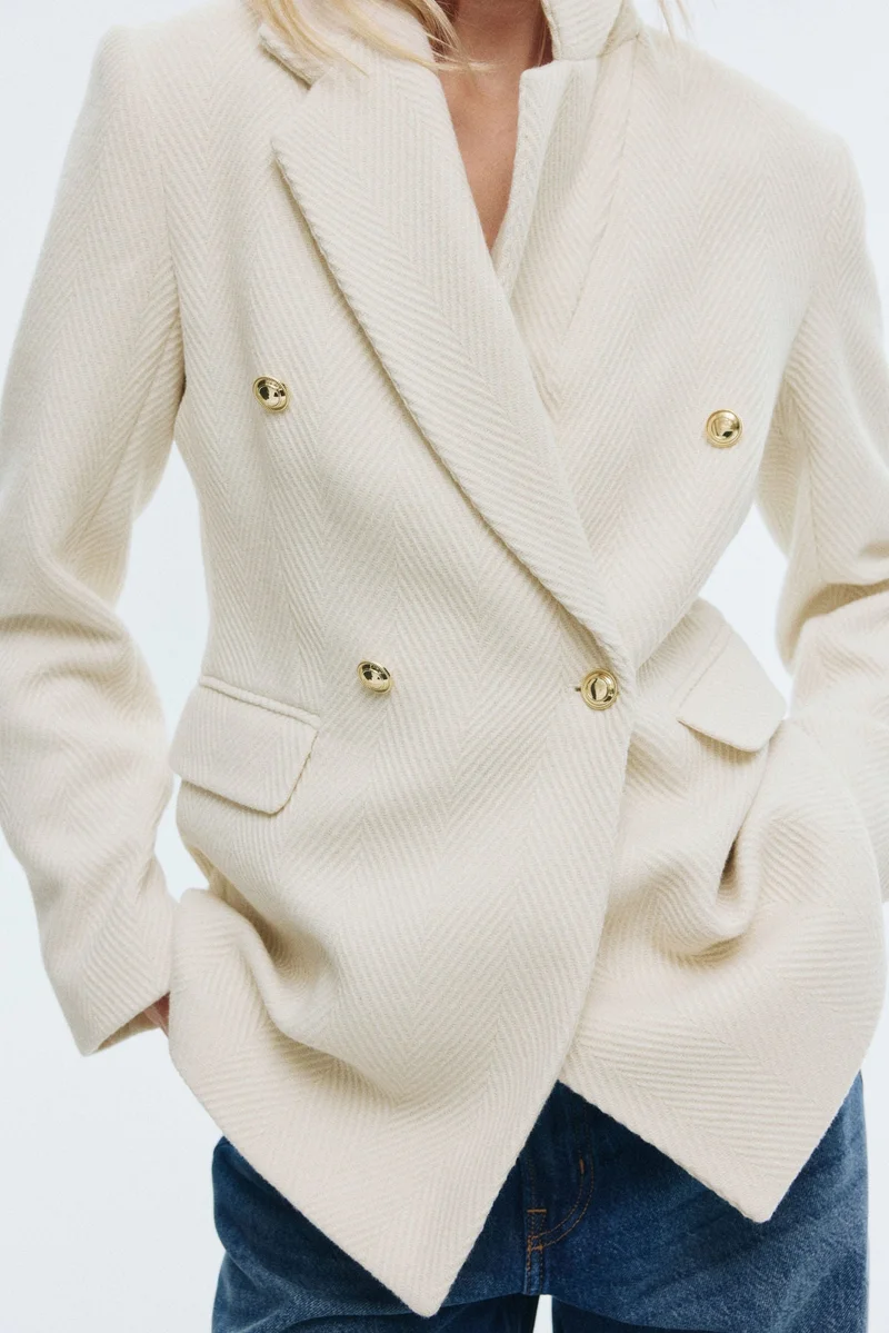 H&M Double-breasted blazer