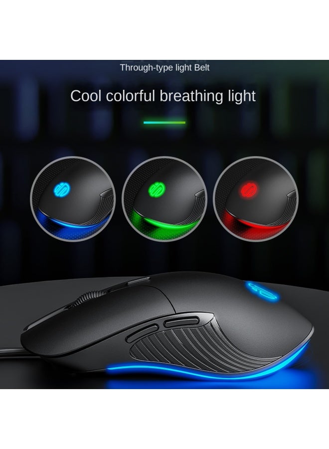 إنفيك Inphic B1 ماوس سلكي للألعاب الإلكترونية، المكتب التجاري، الاستخدام المنزلي، صامت مع ضوء للكمبيوتر المحمول وسطح المكتب - Image 5