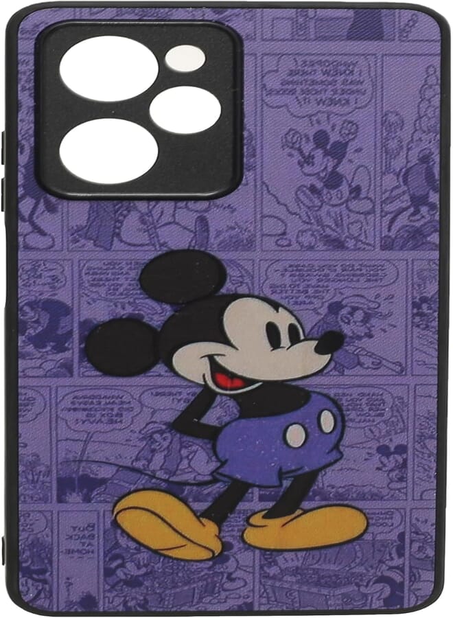 Boter. Plastic 3D Shockproof Back Case Designed With Raised Edge To Protect Camera lens Cartoon Character Printed Suitable For Xiaomi Poco X6 Pro - Multi Color