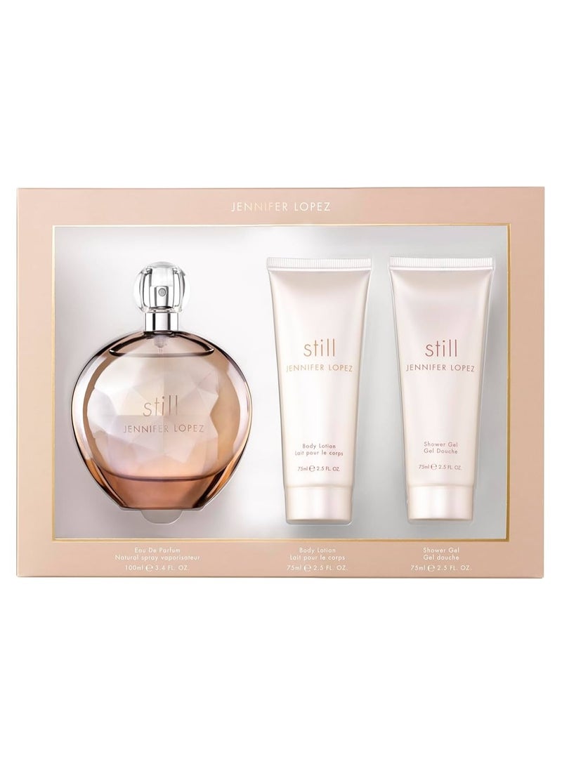 جينيفر لوبيز مجموعة هدايا جنيفر لوبيز ستيل أو دو برفوم | 100 مل بخاخ ماء عطر، 75 مل  لوشن للجسم