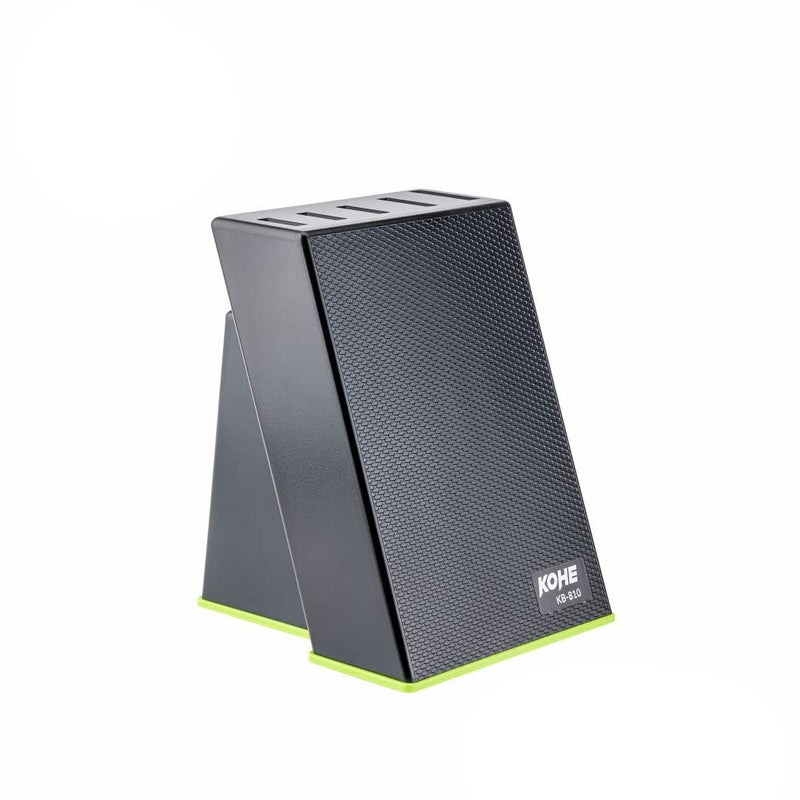 KOHE 8 PCS Stainless Steel Kitchen Knife Set with Block Knife Holder for Kitchen 5 Knives 2 Peelers and 1 ScissorsKB811B - Image 4