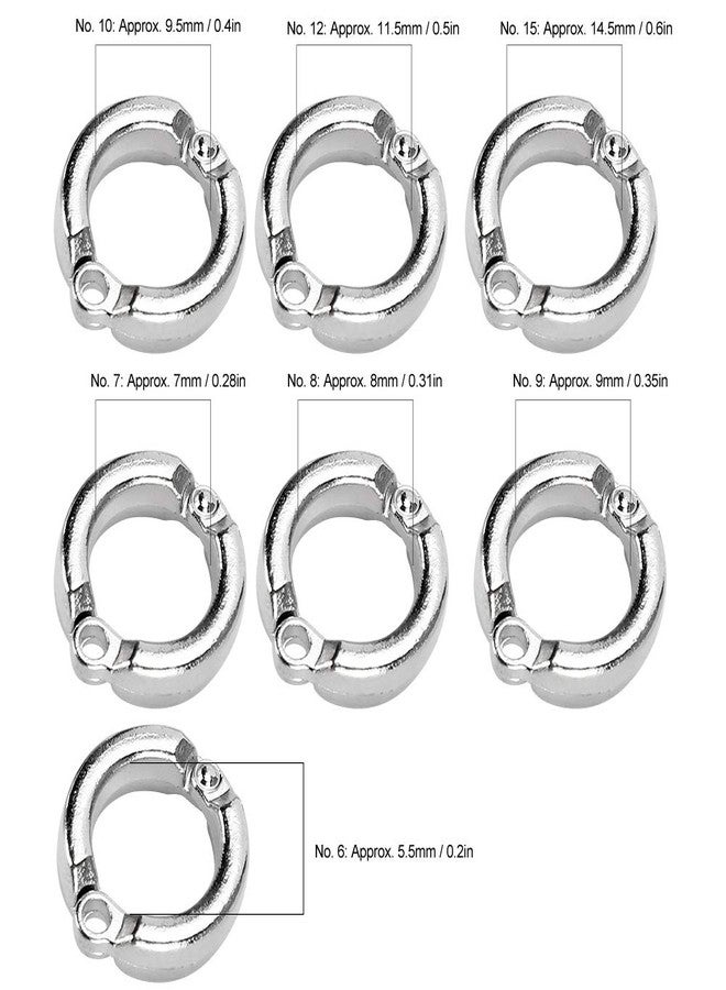 EVTSCAN Bird Foot Ring, 10Pcs Bird Parrots Leg Ring Outdoor Fly Training Activity Opening Clip Accessories(10) - Image 4