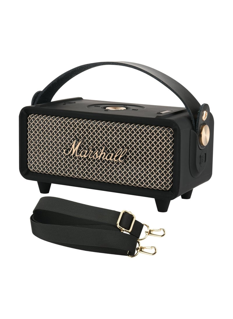 General - Silicone case for Marshall Emberton II Bluetooth speaker, protective skin with handle strap and shoulder strap, travel carrying case replacement - Image 1