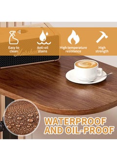 Generic 360° Rotating Side Table, C Tray Table with 45-80cm Height Adjustment, Waterproof Coffee Table, Suitable for Reading, Working, Drinking Coffee in the Living Room or Bedroom  - Image 5