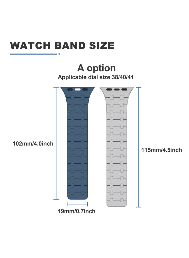 Silicone Magnetic Strap For IWatch Ultra 2 Band 44mm 49mm  42mm  45mm Bracelet For IWatch Series 9/8/7/6/SE/5/4 - Image 4