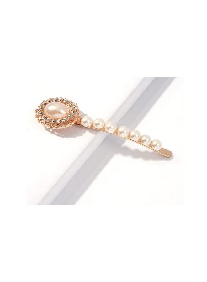 Ngel 4Pcs Pearl Hair Clip; Hair Pins; Hair Barrettes Styling Hair Accessories; Elegant Pearl Hair Pins For Women & Girls - Image 3