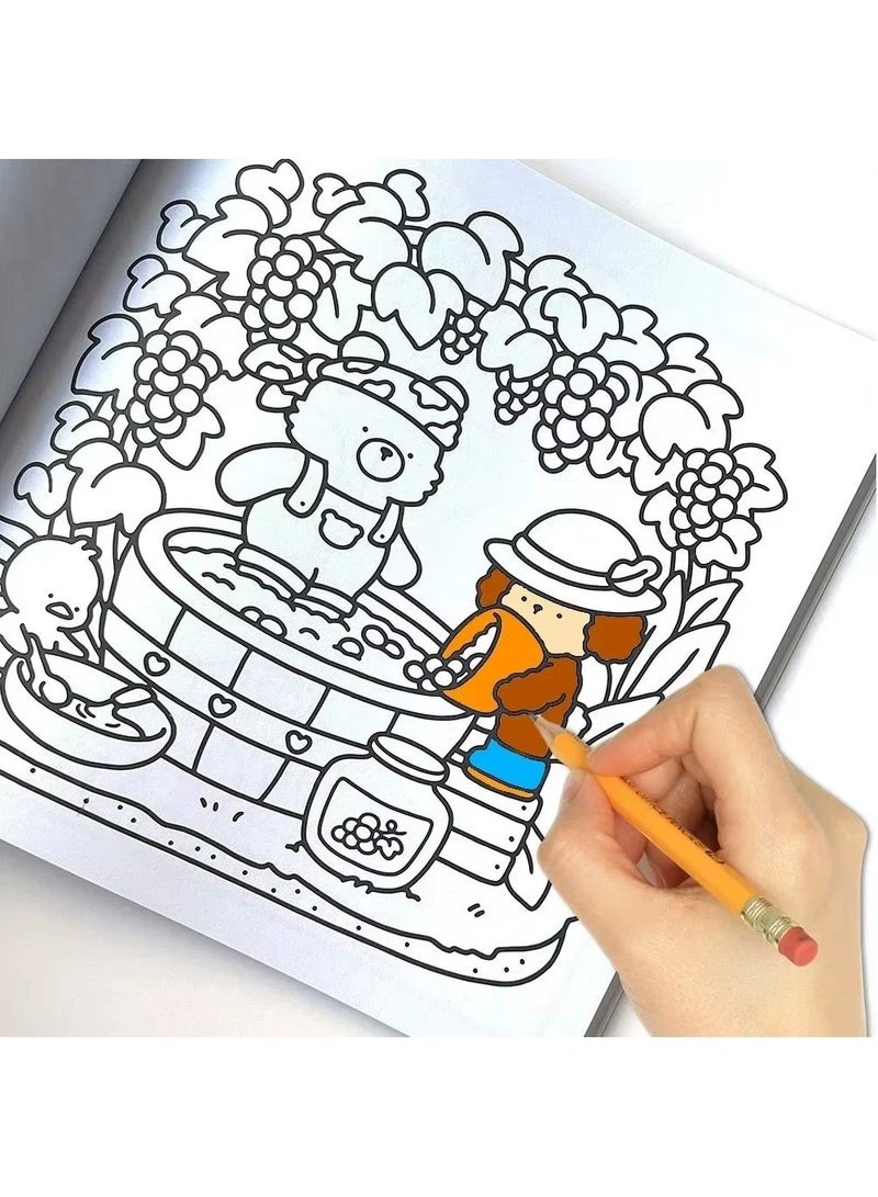 Generic Little Corner: Mindfulness Coloring Book for Adults & Teens – Whimsical Nordic Cozy Spaces with Super Cute Hygge Designs, Stress-Relieving Art Therapy (Cozy Spaces Series)  - Image 2