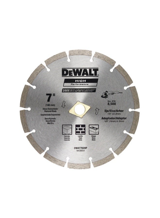 Dewalt Segmented Rim DW47702HP 178mm X 7mm X 22.2mm