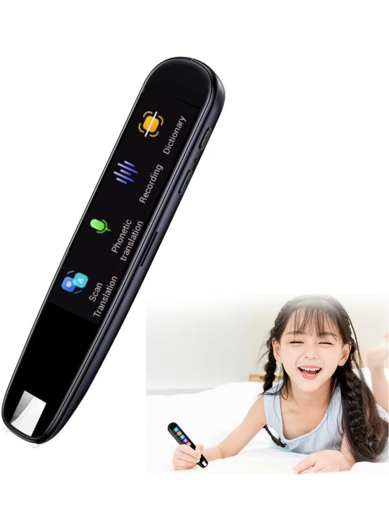 Pen Traductor, Scanning Pens for Reading for Students, Traductor Inteligente Portátil De Voz, Pluma Para Traducir Idiomas, Multipurpose Translation Device, Novelty Digital Translation Pen(black) - Image 1