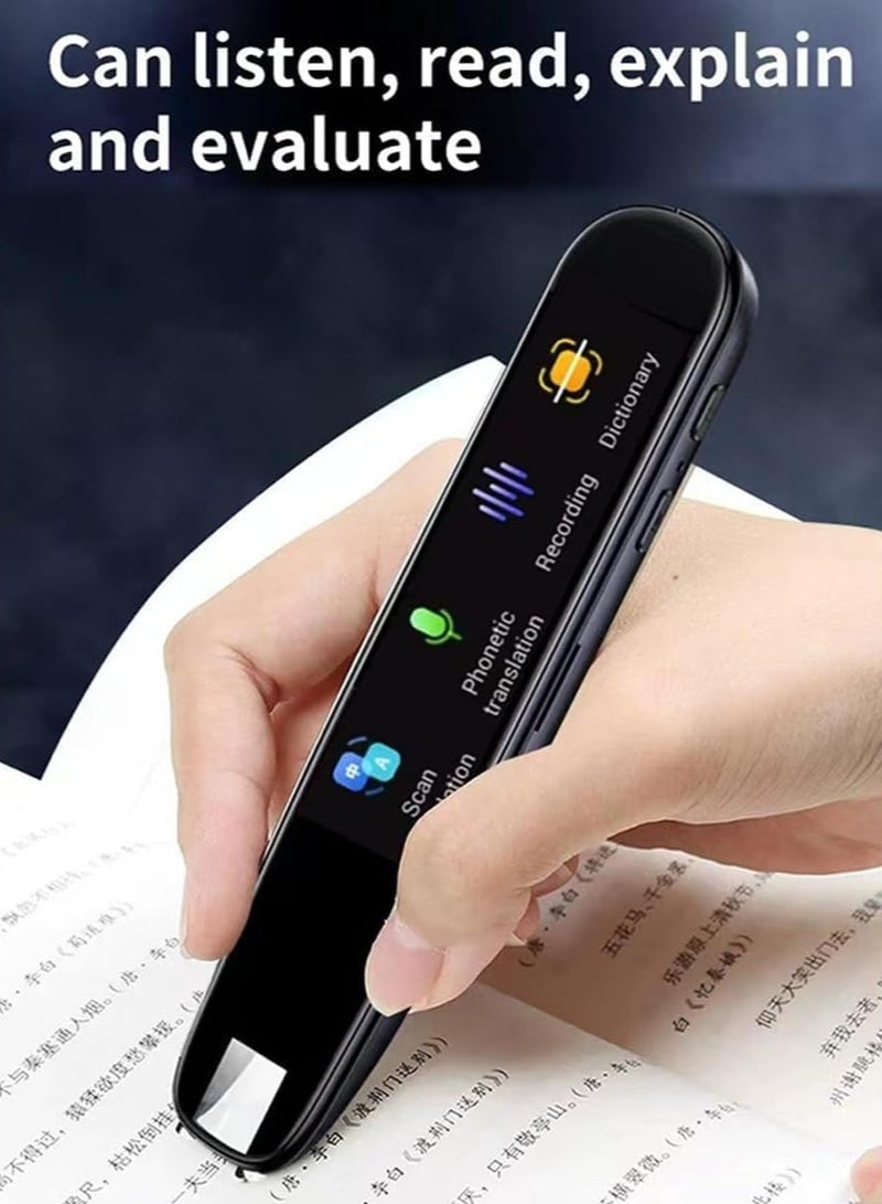 Pen Traductor, Scanning Pens for Reading for Students, Traductor Inteligente Portátil De Voz, Pluma Para Traducir Idiomas, Multipurpose Translation Device, Novelty Digital Translation Pen(black) - Image 2