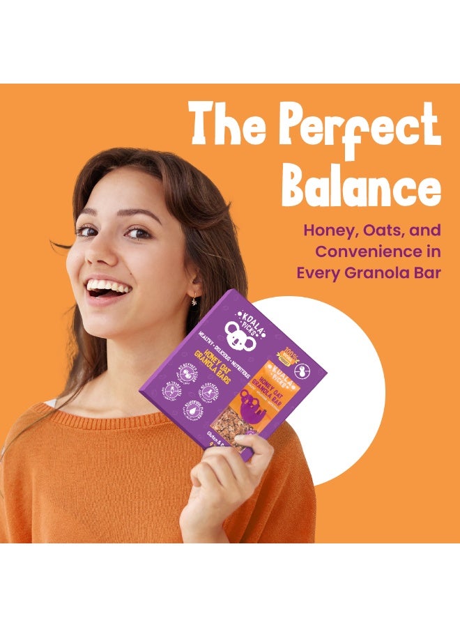 Koala Picks Honey Oat Granola Bar - Gluten Free, Nut-Free, Dairy-Free, Egg-Free - 140g - Tasty and Perfect On-the-Go Snack - Image 4