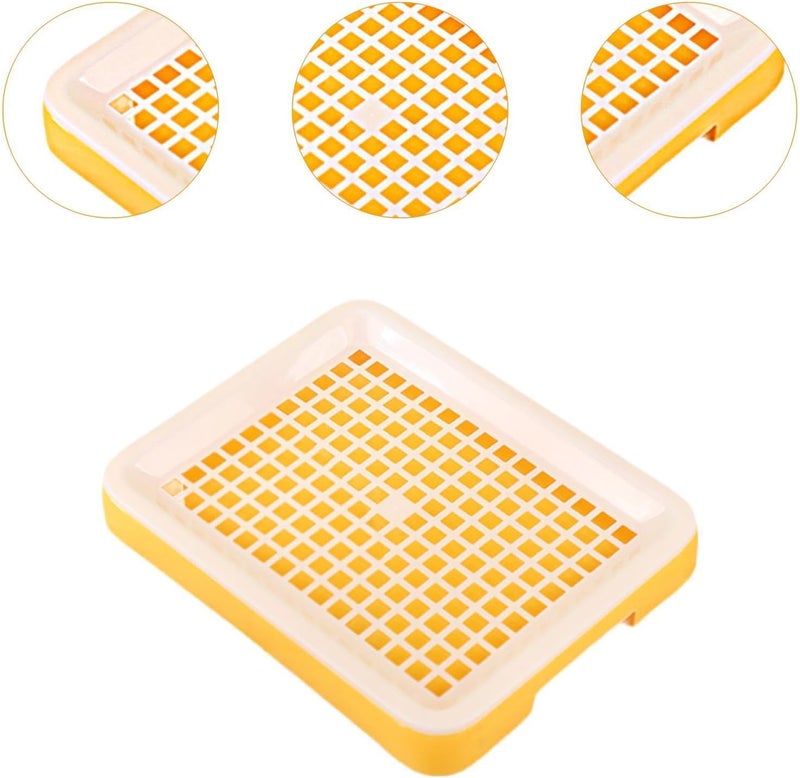 Bunny Restroom Litter Tray Bunny Training Litter Tray Non Slip Bunny Potty Tray for Small Animals Birds Guinea Pigs - Image 3