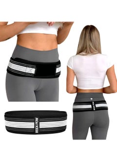 Rock Pow Sacroiliac SI Joint Hip Belt  Lower Support Brace for Men and Women  Hip Braces for Hip Pain  Pelvic Support Belt  Trochanter Belt  Sciatica Pelvis Lumbar Pain Relief  - Image 1