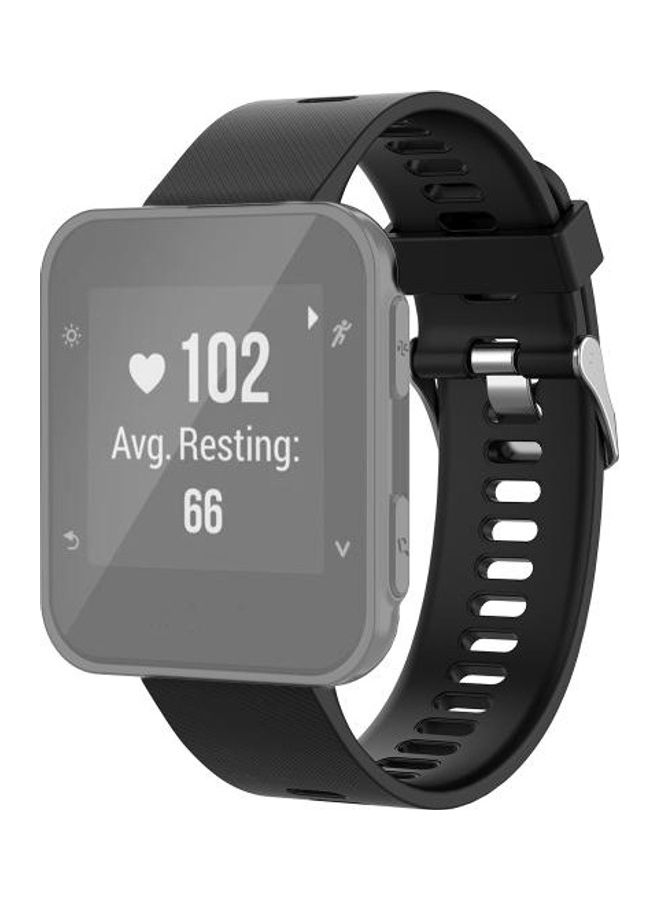 NIBEMINENT Replacement Strap For Garmin ForeAthlete 35J/Forerunner 35J Black - Image 1