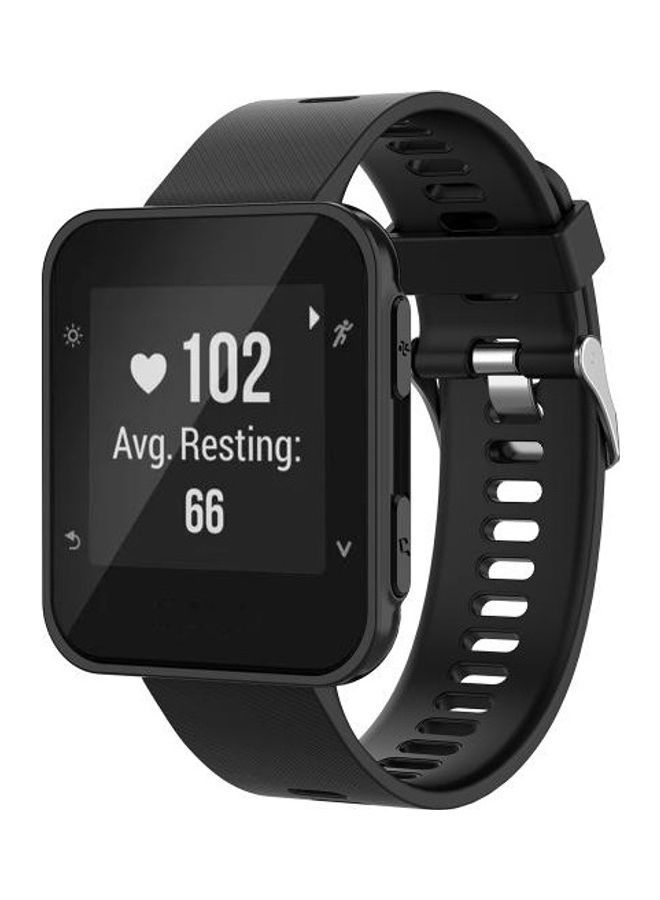 NIBEMINENT Replacement Strap For Garmin ForeAthlete 35J/Forerunner 35J Black - Image 5