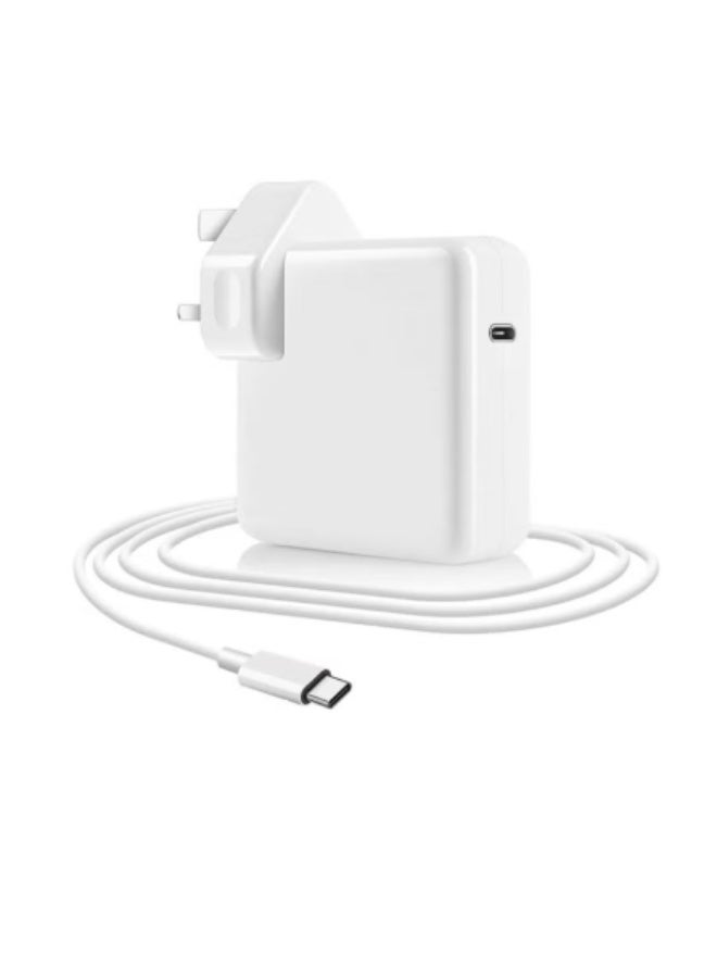 Terabyte 96W Type C Macbook Pro-Air Fast Replacement Charger, Power Adapter works with 13, 14, 15, 16 Inch 2016/17/18/19/20 Model Laptops, Tabs & Smartphones, Thunderbolt Charger with USB C Cable, 15 - Image 1