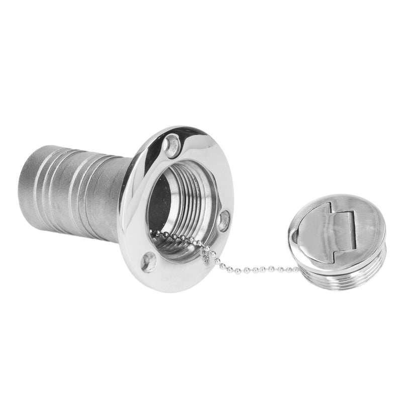 38mm Water Injection Port 316 Stainless Steel Boat Refueling Port Marine Filler AccessoriesFUEL - Image 1