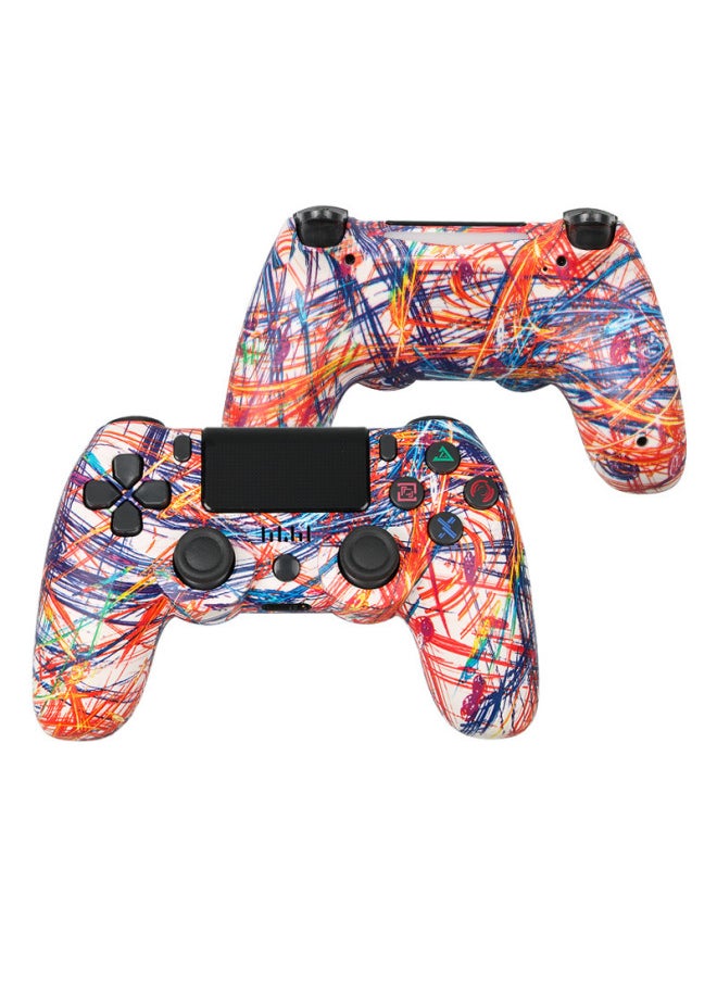 Generic Private Model Is Suitable For P4 Wireless Bluetooth Handle Is Suitable For P4 Host/computer/Android Double-sided Painting Game-Product Color:Line  - Image 1