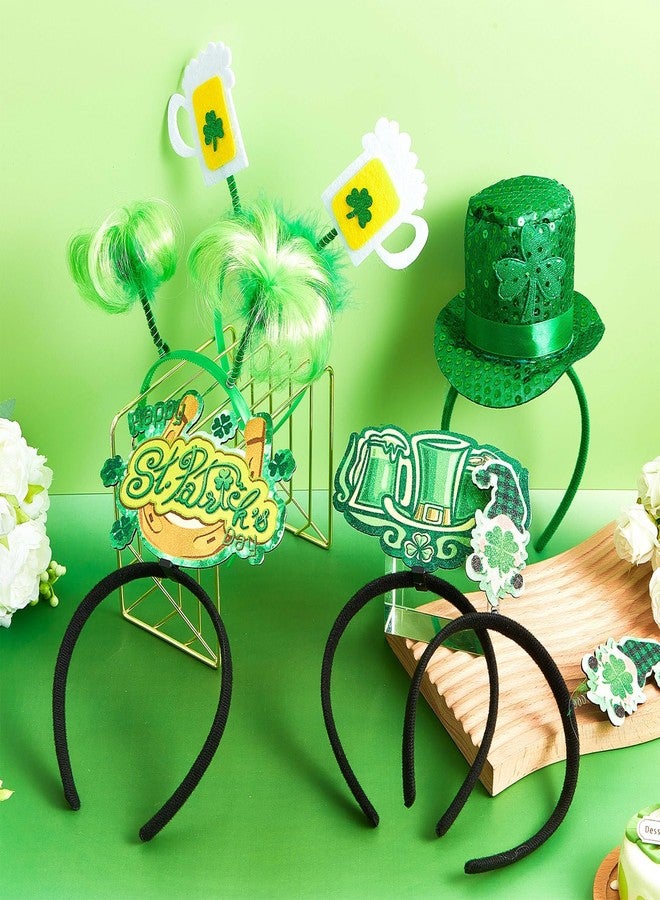 Hotop 24 Pcs St. Patrick's Day Headband Shamrock Head Boppers Hats Irish Green Headband St. Patrick's Day Party Decoration Accessories - Image 4