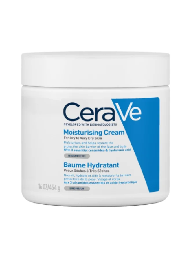 CeraVe Cerave Moisturizing Cream for Dry Skin with Hyaluronic Acid 454G