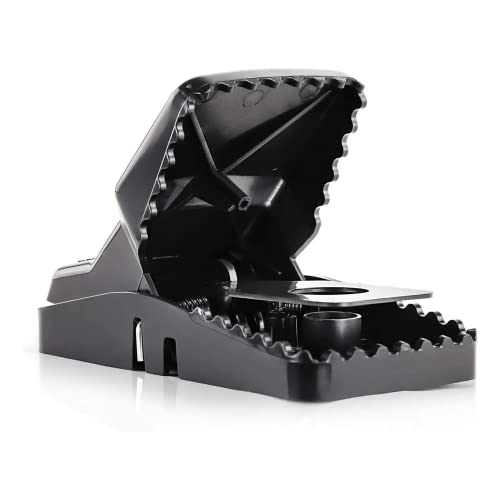 eXuby Large Heavy Duty Rat Traps - Instantly Kills with Powerful Steel Spring - Quick Set-Up - Hands-Free Disposal - No Chemicals - Washable - Reusable - Durable (8 Pack) - Image 1