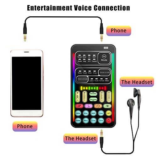 Flylin Portable Handheld Microphone Voice Changer with Sound Multifunctional Effects Machine Voice Disguiser Mini Device for Mobile Phone PC Laptops PS4 Xbox One Games - Image 4
