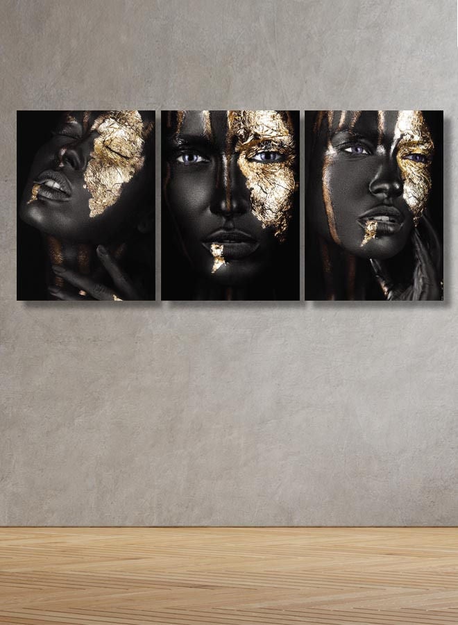 Marktna Decorative Wall Art Painting with a Woman Design 3 Pieces Size 120x60cm - Image 1