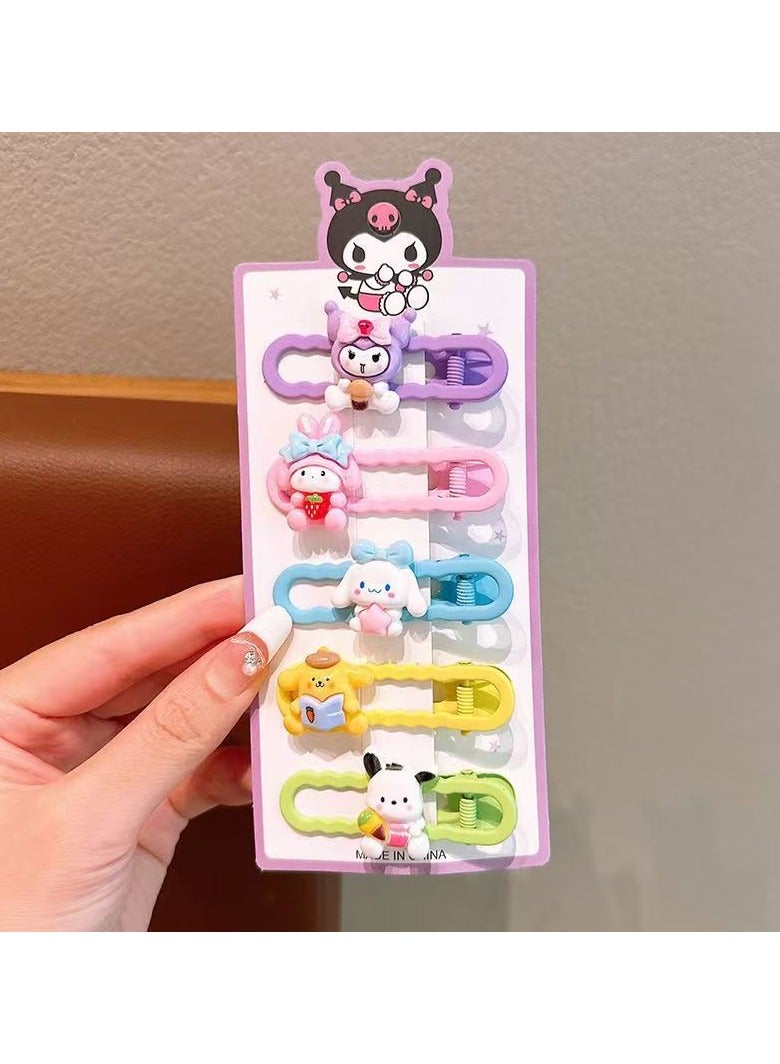 هاي هيلوك مشبك سانريو مع دبوس شعر لطيف