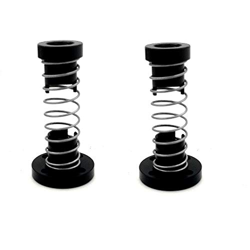 POLISI3D 2-Pack TR8x4 T8 POM Anti Backlash Nuts for Ender 5 / Pro/Plus 3D Printer, Pitch 2mm Lead 4mm Threaded Rod Eliminate The Gap Spring (4mm Lead of Thread) - Image 1